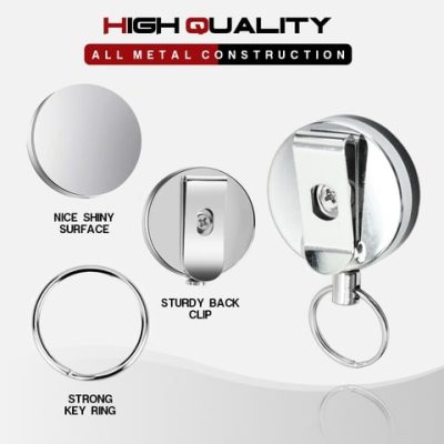 Key Ring,Retractable Anti Lose Key Ring