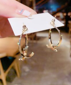 Curved Earrings,Simple Curved Earrings