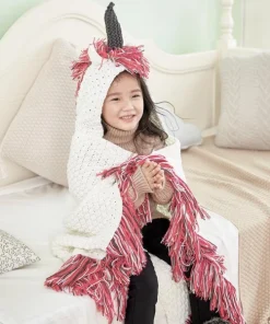 Unicorn Crochet Blanket,Crochet Blanket,Unicorn Crochet