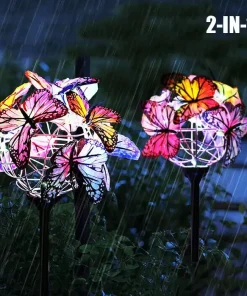 Stake Lights,Butterfly Stake,Solar Butterfly,Solar Butterfly Stake Lights