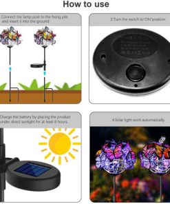Stake Lights,Butterfly Stake,Solar Butterfly,Solar Butterfly Stake Lights