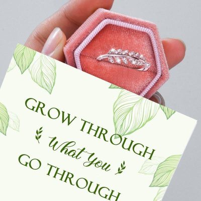 Ring For Daughter,Leaf Ring,Adjustable Leaf Ring,Adjustable Leaf Ring For Daughter