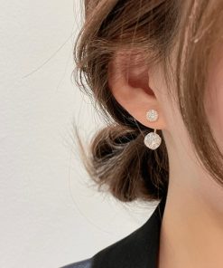 Diamond Ball Earrings,Hollow Diamond,Ball Earrings,Diamond Ball