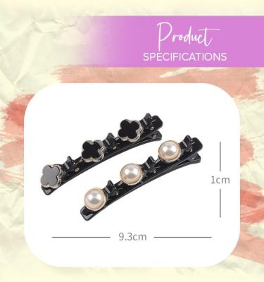 Braid Clips,Two Layers Unique Beautiful Braid Clips Hairpin