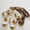 Winter Romper,Bear Winter,Baby Bear,Baby Bear Winter Romper