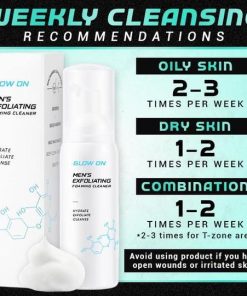 GlowOn Men's Exfoliating Foaming Cleaner