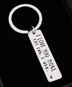 I LOVE YOU MORE THE END I Win,I LOVE YOU MORE,I LOVE YOU,Key Chains