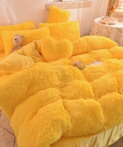 Fluffy Bedding,Fluffy Bedding Set,Bedding Set,Colorful Fluffy Bedding Set
