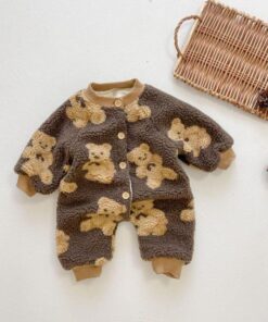 Winter Romper,Bear Winter,Baby Bear,Baby Bear Winter Romper