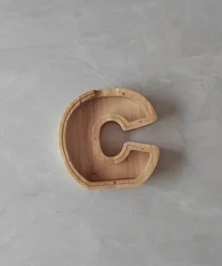 Letter Piggy Bank,Personalized Wooden Letter Piggy Bank