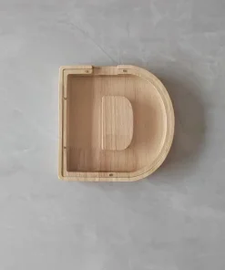 Letter Piggy Bank,Personalized Wooden Letter Piggy Bank