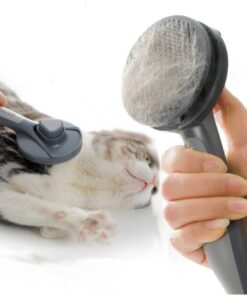 Self-Cleaning Slicker Brush