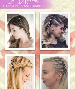Braid Clips,Two Layers Unique Beautiful Braid Clips Hairpin