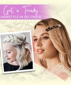 Braid Clips,Two Layers Unique Beautiful Braid Clips Hairpin