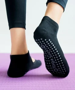 Yoga Socks,Anti-Slip Breathable Backless Yoga Socks