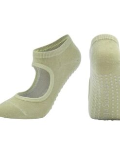 Yoga Socks,Anti-Slip Breathable Backless Yoga Socks