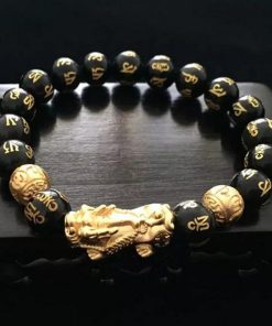 Feng Shui Black Obsidian Bracelet,Feng Shui Black Obsidian,Black Obsidian Bracelet