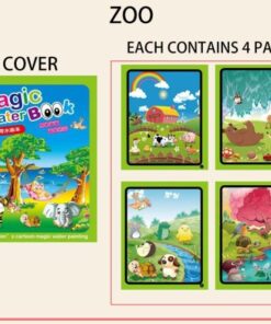 Magic Water Coloring Book,Water Coloring Book,Coloring Book,Magic Water Coloring