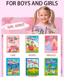 Magic Water Coloring Book,Water Coloring Book,Coloring Book,Magic Water Coloring