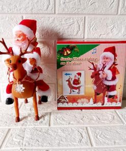 Riding Deer,Christmas Riding Deer Santa Claus