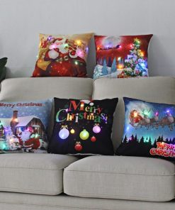 Christmas Pillow Case,Christmas Pillow,Pillow Case,LED Christmas Pillow Case