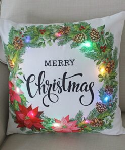 Christmas Pillow Case,Christmas Pillow,Pillow Case,LED Christmas Pillow Case