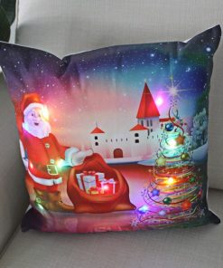 Christmas Pillow Case,Christmas Pillow,Pillow Case,LED Christmas Pillow Case