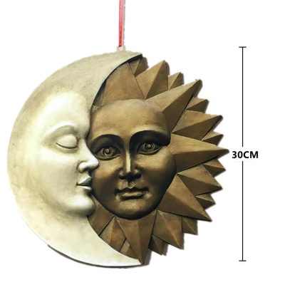 Outdoor Wall Sculpture,Wall Sculpture,Sun and Moon,Sun and Moon Outdoor Wall Sculpture