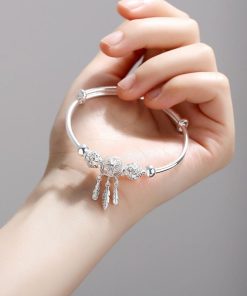 Dreamcatcher Bracelet,Feather Charm,Dreamcatcher