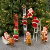 Double Ladder,Decorating Gift,Double Ladder Santa Decorating Gift