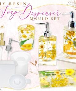 DIY Resin Soap Dispenser Mould Set,Soap Dispenser,Resin Soap Dispenser