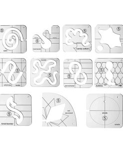 Free-Motion Garment Ruler Set