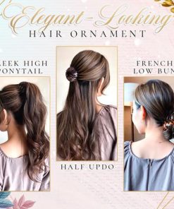 Suede,Hair Claw,Suede 1-Step Hair Claw