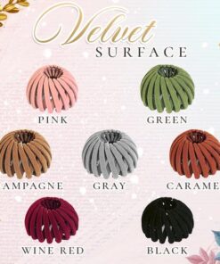 Suede,Hair Claw,Suede 1-Step Hair Claw