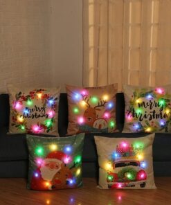 Christmas Pillow Case,Christmas Pillow,Pillow Case,LED Christmas Pillow Case