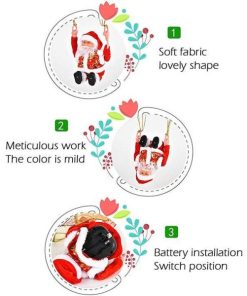 Parachute Santa,Parachute Santa Decorating Gift