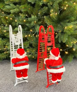 Double Ladder,Decorating Gift,Double Ladder Santa Decorating Gift