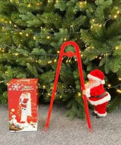 Double Ladder,Decorating Gift,Double Ladder Santa Decorating Gift