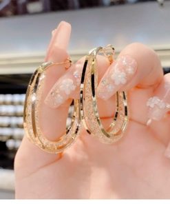 Oval Earrings,Woven Mesh,Woven Mesh Oval Earrings