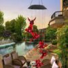 Cardinal Wind Chime,Wind Chime Light,Chime Light,Solar Cardinal Wind Chime Light