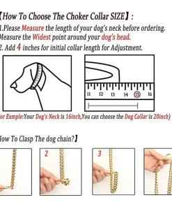 Luxury Dog Collar,Luxury Dog,Dog Collar,Stainless Steel Luxury Dog Collar