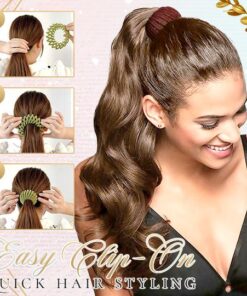 Suede,Hair Claw,Suede 1-Step Hair Claw