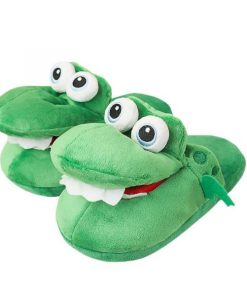 Crocodile Slippers,Christmas Crocodile,Open Mouth
