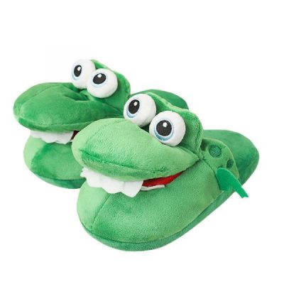 Crocodile Slippers,Christmas Crocodile,Open Mouth