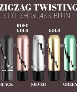 Glass Blunt,ZigZag,ZigZag Twisting Portable Glass Blunt