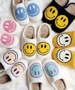 Home Slippers,SmileDay Happy Home Slippers