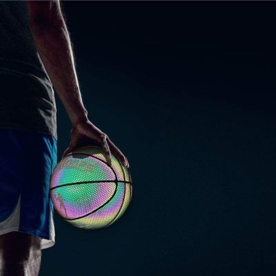 Glowing Basketball,Holographic Reflective Glowing Basketball