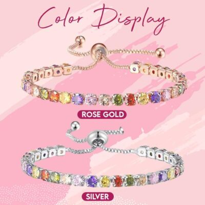 Rainbow Tourmaline,Ionic Bracelet,Tourmaline Ionic,Delicate Rainbow Tourmaline Ionic Bracelet