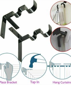 CURTAIN ROD BRACKET,CURTAIN ROD,ROD BRACKET,CURTAIN ROD BRACKET SET