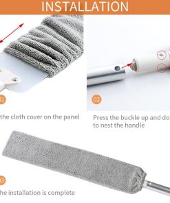 Retractable Gap Dust Cleaning Artifact